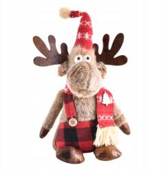 Direct home and garden Karácsonyi dekoráció Téli rénszarvas piros sállal 40 cm (5903039445956)
