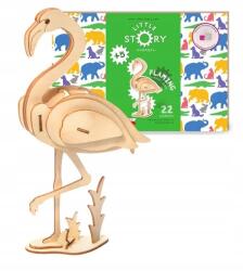 Little Story 3D puzzle Fa modell egyszerű Flamingó puzzle ajándék gyerekeknek (D007)