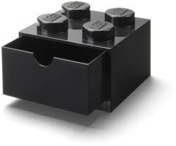 LEGO® Sertar de birou LEGO 2x2, 16 x 16 x 12 cm, +3 ani, Negru