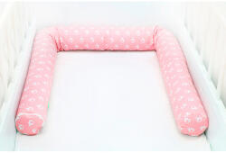 Scamp hengerpárna - lány - 210 cm rózsaszín/fehér v. coral