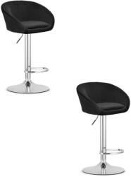  Hoker EAST - fekete bársony / króm alap x 2