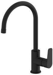 SAT Mosogató csaptelep SAT Project forgó karral fekete matt SATBSPRO280C