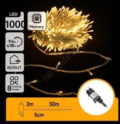 Aigostar - LED външен коледен гирлянд 1000xLED/6W/230V 50m IP44 топла бяла светлина (AI2120)