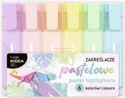 kidea Kidea, marker evidentiator, pastel, 6 culori
