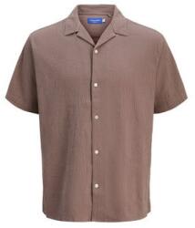 JACK & JONES Jack Jones Férfi Ing, 12255781, Pamut, L INTL, Barna (0000304777547_L)