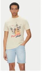 BLEND Férfi kevert anyagú póló, 20718263, pamut, 2XL INTL, bézs (0000304799112_XXL)