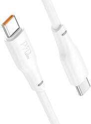 hoco. kábel C típushoz C típushoz 3A, 100 W, X93 1m, fehér (X93_TYPEC_TYPEC_100)