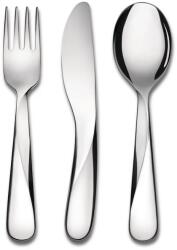 Alessi Gyerek evőeszközkészlet GIRO, 3 db, Alessi (ALUNS06S3)