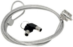 Mobilis 001262 kábelzár Ezüst 1, 8 M (001262)