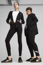 PUMA Puma, Logós pamuttartalmú leggings, Fekete, Ezüstszín, XS (685000-01-XS)