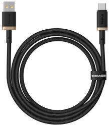 Baseus Dura USB Type A to Type C 60 W fast charging cable 1 m Black, Gold (P10377802U01-00)