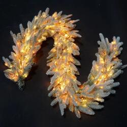 DekorTrend FROZEN LIGHTS girland 180 cm, meleg fehér, KGR 010 (KGR 010)