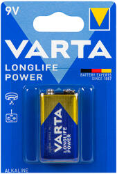  Alkáli elem 9V 6LP3146 Varta LONGLIFE POWER BLISTER (82-670)