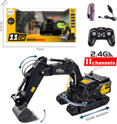 Mamido Távirányítós kotrógép füst effektekkel Excavator 3300 (MT1396) - jatekokminiszteriuma