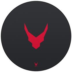 VARR gamer szőnyeg, szék alá, kör alakú, fekete (VGFMB01) (VGFMB01)