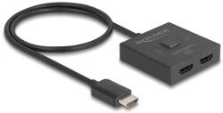 Delock HDMI kapcsoló 2 az 1-ben Kétirányú 8K (18901) (18901) - xupe