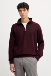 Tommy Hilfiger felső fekete, sima, MW0MW37233 - burgundia M
