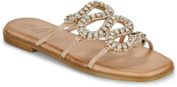 Exé Shoes Papuci de vară Femei 543-ORO-LEATHER-NATURAL Exé Shoes Bej 40
