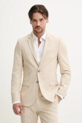 HUGO gyapjú kabát - bézs 50