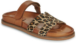 Exé Shoes Papuci de vară Femei 967-KIMOLOS-LEOPARD-TAN Exé Shoes Maro 40