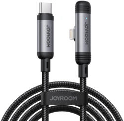 JOYROOM S-A56 EnjoyX 90° USB-C - Lightning Kábel - 1.2m 30W - Fekete (S-A56_CL)