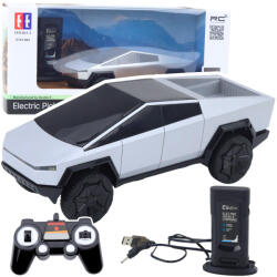 DOUBLE E Távirányítós autó RC pickup teherautó LED-es lámpákkal ezüst