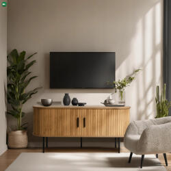 WIPMEB TV szekrény 120 cm tölgy színben - TRISH