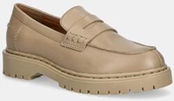 Geox bőr mokaszin D BLEYZE - bézs Női 41