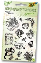 FOLIA Nyomda sablon Kert szilikonos 14x11cm