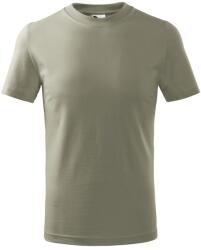 MALFINI Basic Gyermek póló - Világos khaki | 110 cm (4 éves) (1382808)