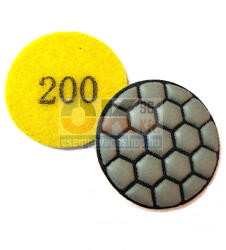 SKT Diamond SKT tépőzáras polírozó, csiszoló #200, D50mm, (skt177200) (skt177200)