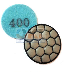 SKT Diamond SKT tépőzáras polírozó, csiszoló #400, D50mm, (skt177400) (skt177400)