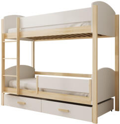 ADRK Gyerek emeletes ágy Jori leesésgátlóval 180x80 matraccal - smartbutor