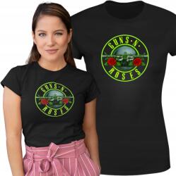  Guns N’ Roses neon logós női póló a 2025-es Warsaw Tour koncertre (Koszulka na koncert zespołu Guns N Roses)