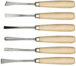 TOYA 6 db-os fa szobrászvéső szett (25700)