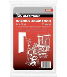 MTX 4x5m átlátszó takaró fólia 7mikron (888029)