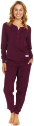 Doctor Nap Pijama dama DOCTOR NAP PM. 4349 burgundy: M (PM.4349_BURGUNDY M)