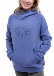 4F gyerek kapucnis melegítő pulóver sportos kényelmes hoodie roz. 158 (HJZ22-JBLD002-32S)