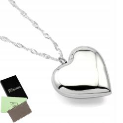 Mennica Bydgoska Ezüst Nyaklánc Medállal Szív Női Ezüst Anya (NASZYJNIK SREBRNY KRZYŻ KOMUNIA CHRZEST)
