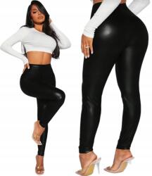 Distribution4you Divatos Matt Bőr Hatású Leggings, Alakformáló Nadrág, Eco Bőr, Szűk Szabású (livi)