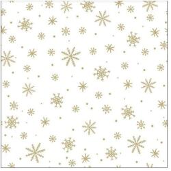 Ambiente Karácsonyi hókristályos szalvéta - Crystals All Over Gold (VR-33315711)