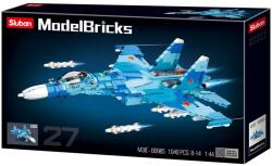 Sluban Model Bricks Army - 2 az 1-ben vadászrepülő (SU-27) és vadászbombázó (SU-30) építőjáték készlet (M38-B0985)