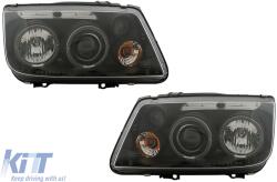 KITT Lightning LED DRL Első Lámpa VW Touran 1T Caddy (02.2003-10.2006) fekete (SWV34GXC)