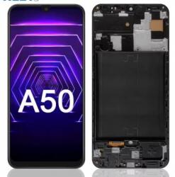 Samsung Display cu touchscreen si rama Samsung Galaxy A50 A505F INCELL Negru