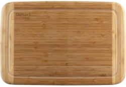 Lamart LT2140 Vágódeszka - 26x16 cm, Bambusz - Folyadékelvezető vágattal (LT2140) (LT2140)