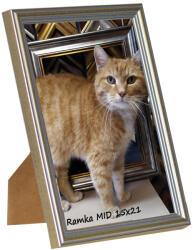 Marek & Darek Klasszikus képkeret falra és asztalra, 15x21 cm, ezüst (10002246)