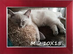 Marek & Darek Kész Közepes Méretű Fotókeret, Állítható Vagy Akasztható, 10X15 Cm-es Képhez, Titán Színű, 20 Mm-es (428995)