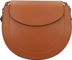 Italia Női bőr crossbody kézitáska Italia Locita - konyak