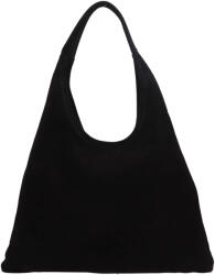 Italia Női bőr, velúr válltáska Italia Matelda - fekete