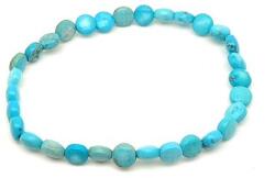 R. M. ékszer Türkenit fazettált korong karkötő 6×4 mm (060301)